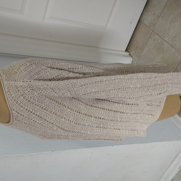 Eileen Fisher Organic Line. Blend Mesh Knit Sweater - Picture 3 of 7